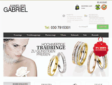 Tablet Screenshot of juwelen-gabriel.de